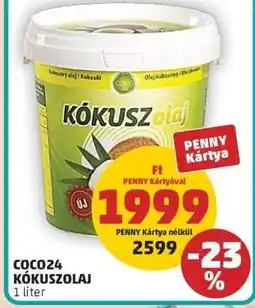 PENNY COCO24 Kókuszolaj ajánlat
