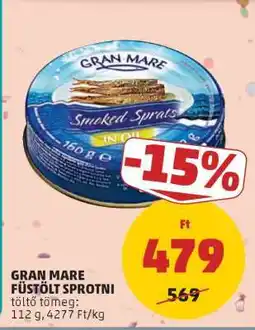 PENNY GRAN MARE FÜSTÖLT SPROTNI ajánlat