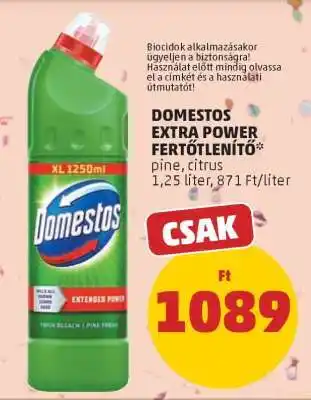 PENNY Domestos Extra Power Fertőtlenítő ajánlat