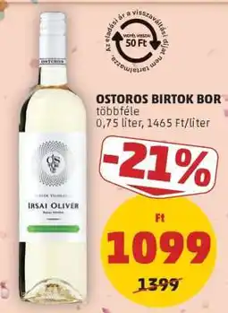 PENNY Ostoros Birtok bor ajánlat