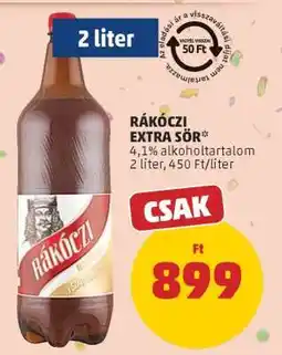 PENNY Rákóczi Extra Sör ajánlat