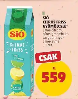 PENNY Sió Citrus Friss Gyümölcslé ajánlat