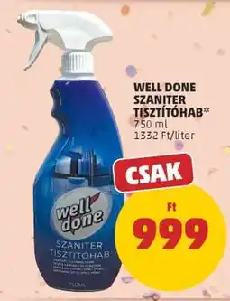 PENNY WELL DONE SZANITER TISZTÍTÓHAB ajánlat