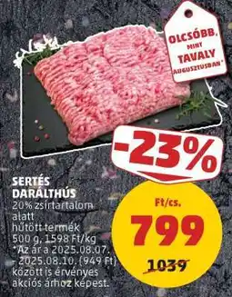 PENNY Sertés darálthús ajánlat