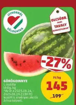 PENNY Görögdinnye ajánlat