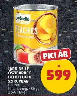 PENNY Jardinelle Őszibarack Befőtt Light Szirupban ajánlat