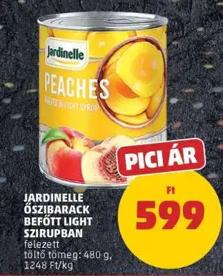 PENNY Jardinelle Őszibarack Befőtt Light Szirupban ajánlat