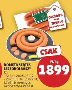 PENNY KOMETA SERTÉS LECSÓKOLBÁSZ ajánlat