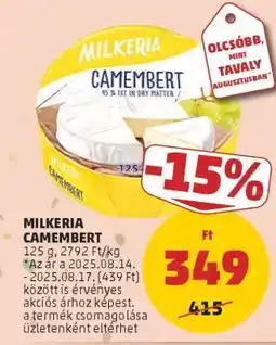 PENNY MILKERIA CAMEMBERT ajánlat