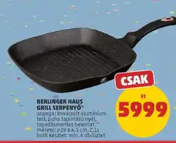 PENNY Berlinger Haus Grill Serpenyő ajánlat