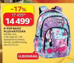 Auchan K-POP BASIC PLUS HÁTIZSÁK ajánlat