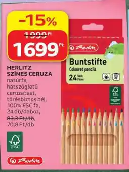 Auchan HERLITZ SZÍNES CERUZA ajánlat