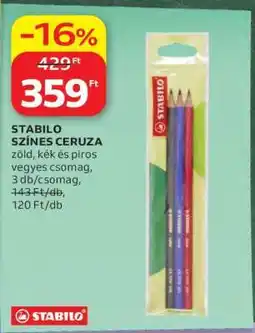 Auchan Stabilo színes ceruza ajánlat