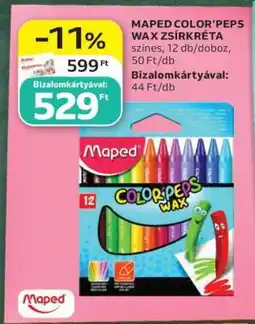 Auchan MAPED COLOR’PEPS WAX ZSÍRKRÉTA ajánlat