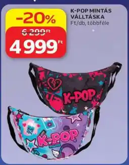 Auchan K-POP MINTÁS VÁLLTÁSKA ajánlat