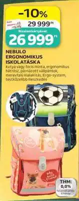 Auchan NEBULO ERGONOMIKUS ISKOLATÁSKA ajánlat