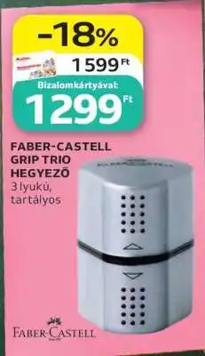 Auchan FABER-CASTELL GRIP TRIO HEGYEZŐ ajánlat