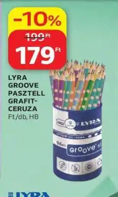 Auchan LYRA GROOVE PASZTELL GRAFITCERUZA ajánlat