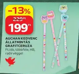 Auchan AUCHAN KEDVENC ÁLLATMINTÁS GRAFITCERUZA ajánlat
