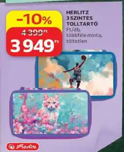 Auchan HERLITZ 3 SZINTES TOLLTARTÓ ajánlat