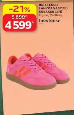 Auchan Inextenso lányka vagy fiú sneaker cipő ajánlat