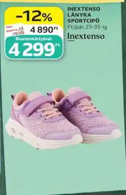 Auchan INEXTENSO LÁNYKA SPORTCIPŐ ajánlat