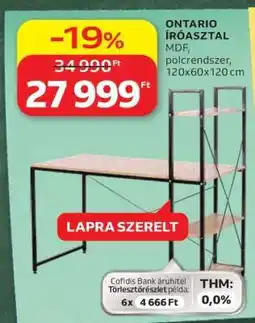 Auchan ONTARIO ÍRÓASZTAL ajánlat