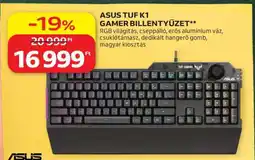 Auchan ASUS TUF K1 GAMER BILLENTYŰZET ajánlat