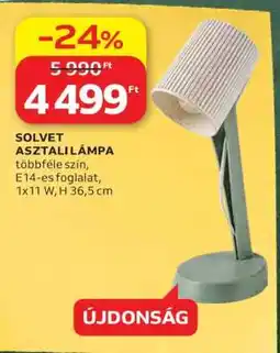 Auchan SOLVET ASZTALI LÁMPA ajánlat