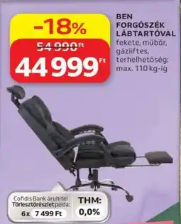 Auchan BEN FORGÓSZÉK LÁBTARTÓVAL ajánlat