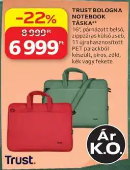 Auchan TRUST BOLOGNA NOTEBOOK TÁSKA ajánlat
