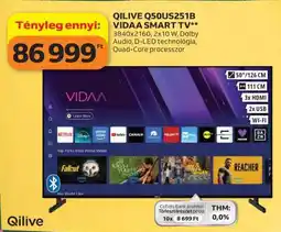Auchan QILIVE Q50US251B VIDAA SMART TV ajánlat