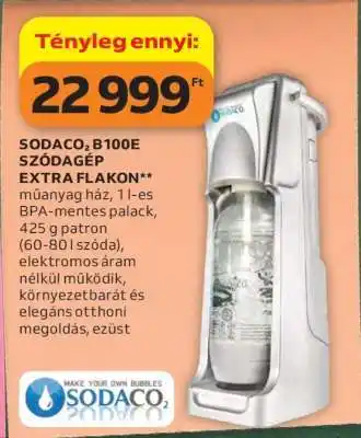 SODACO₂ B100E SZÓDAGÉP EXTRA FLAKON