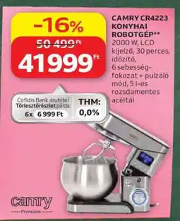 Auchan CAMRY CR4223 KONYHAI ROBOTGÉP ajánlat