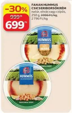 Auchan FANAN HUMMUS CSICSERIBORSÓKRÉM ajánlat