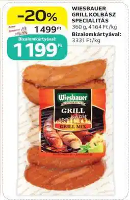 Auchan Wiesbauer Grill Kolbász Specialitás ajánlat