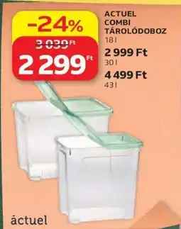 Auchan ACTUEL COMBI TÁROLÓDOBOZ ajánlat