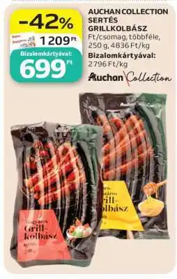 Auchan AUCHAN COLLECTION SERTÉS GRILLKOLBÁSZ ajánlat