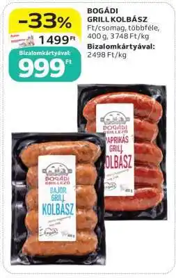 Auchan BOGÁDI GRILL KOLBÁSZ ajánlat