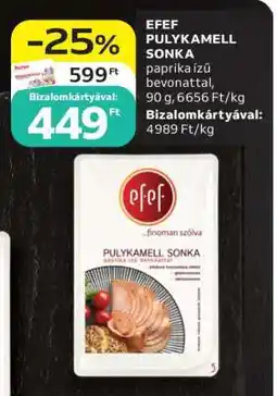 Auchan EFEF Pulykamell Sonka ajánlat
