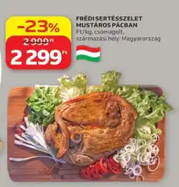 Auchan FRÉDI SERTÉSSZELET MUSTÁROS PÁCBAN ajánlat