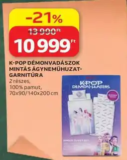 Auchan K-POP DÉMONVADÁSZOK MINTÁS ÁGYNEMŰHUZAT-GARNITÚRA ajánlat