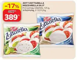 Auchan Zott Zottarella Mozzarella Sajt ajánlat
