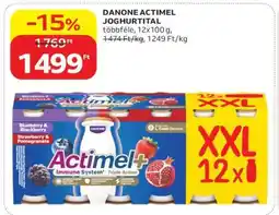 Auchan Danone Actimel joghurtital ajánlat