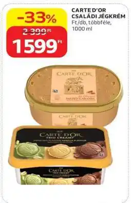Auchan CARTE D’OR CSALÁDI JÉGKRÉM ajánlat