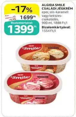 Auchan Algida Smile Családi Jégkrém ajánlat