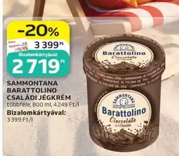 Auchan SAMMONTANA BARATTOLINO CSALÁDI JÉGKRÉM ajánlat