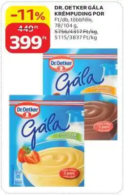Auchan DR. OETKER GÁLA KRÉMPUDING POR ajánlat