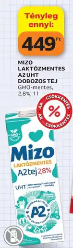 Auchan Mizo Laktózmentes A2 UHT Dobozos Tej ajánlat