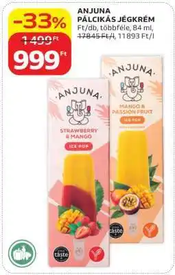 Auchan Anjuna pálcikás jégkrém ajánlat